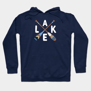 LAKE Life Painted Paddle Oars Hoodie